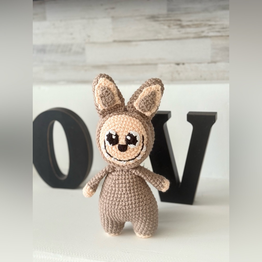 Handmade Labubu Crochet Amigurumi Doll